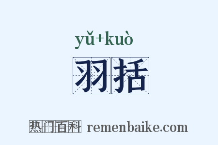 羽括是什么意思的图片